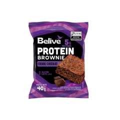 Brownie Protein Double Chocolate Belive Sem Glúten Sem Lactose 10x40g - comprar online