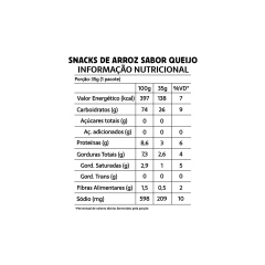 Snack De Arroz Sabor Queijo 35g Belive - comprar online