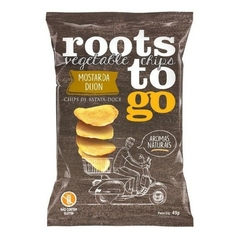 Kit C/4 Chips De Batata Doce Mostarda Dijon 45g Roots To Go
