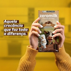 Kit Com 2 Caixas Chocolate Zeromilk Crisp 70g Tudo Zero Leite - comprar online