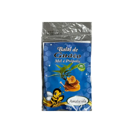 Bala de Guaco Com Mel E Própolis Amatuvida 40g