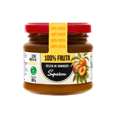 Geleia 100% Fruta Damasco Sem Adição Açúcar Superbom 160g