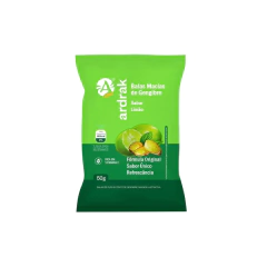 Kit com 12 pacotes Balas de Gengibre Mastigável Limão Ardrak 50g - comprar online