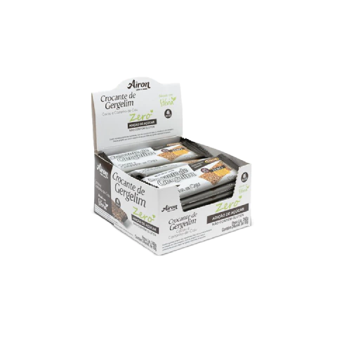 Crocante De Gergelim Castanha De Caju E Cacau Airon 24x10g