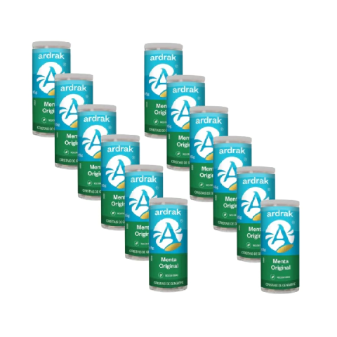 Cristais De Gengibre Menta 15g Ardrak - 12 Unidades