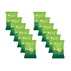 Kit com 12 pacotes Balas de Gengibre Mastigável Limão Ardrak 50g