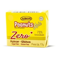 Paçoca Zero Peanuts Mais Quadrada Airon 27x17g na internet