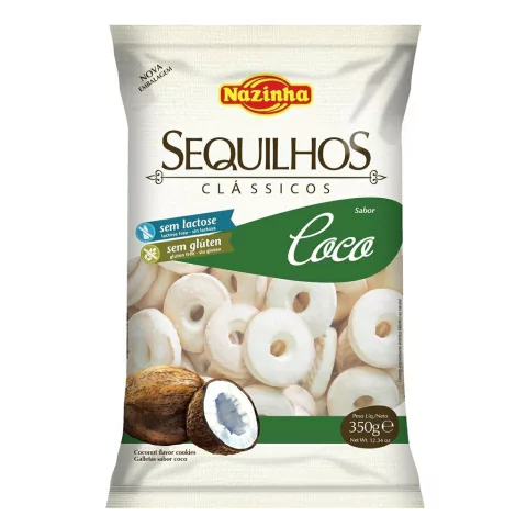 Sequilhos de Coco 300g Nazinha