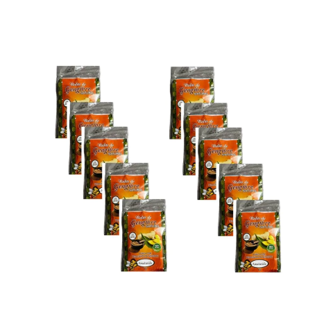 Kit 10 Pacotes Bala Gengibre C/Açúcar Demerara Amatuvida 40g
