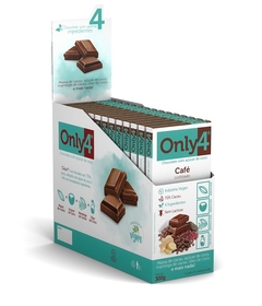 Chocolate Vegano Only4 Café Liofilizado 70% Cacau 20g