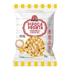 06 Unidades Pipoca Pronta Caramelo E Flor De Sal Okoshi - comprar online