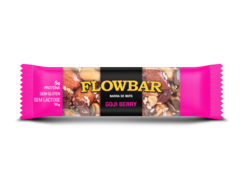 BARRA DE CASTANHAS GOJI BERRY SEM GLÚTEN SEM LACTOSE FLOWBAR 30g com 12 unidades na internet