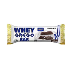 Barra De Proteína Whey Grego Brigadeiro 40g Com 12un Nutrata - comprar online