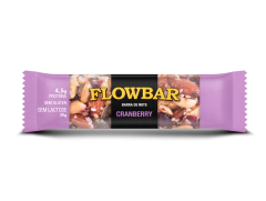 BARRA DE CASTANHAS CRANBERRY SEM GLÚTEN SEM LACTOSE FLOWBAR 30g com 12 unidades - comprar online