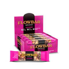 BARRA DE CASTANHAS GOJI BERRY SEM GLÚTEN SEM LACTOSE FLOWBAR 30g com 12 unidades - comprar online
