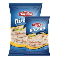 Kit 05 Biscoitos Polvilho Sem Glúten E Lact Tradicional 100g