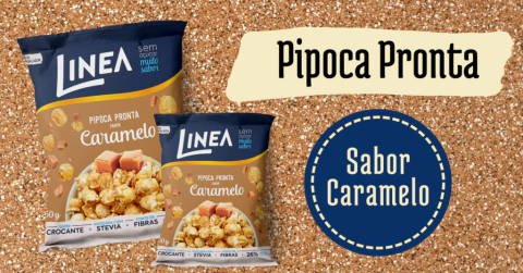 Pipoca de Caramelo Linea - 50gr