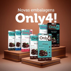 Chocolate Vegano 85% Cacau Puro Only4 70g na internet