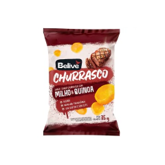 Kit Com 10 Snacks De Milho E Quinoa Churrasco 35g Belive - comprar online
