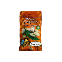 Kit 10 Pacotes Bala De Gengibre Própolis E Mel 40g Amatuvida - comprar online