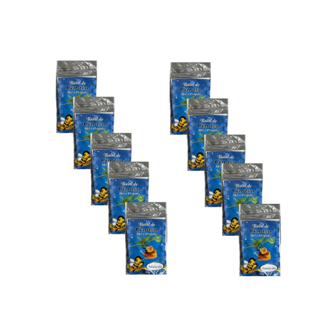 Kit 10 Pacotes Balas Guaco Com Mel E Própolis 40g Amatuvida