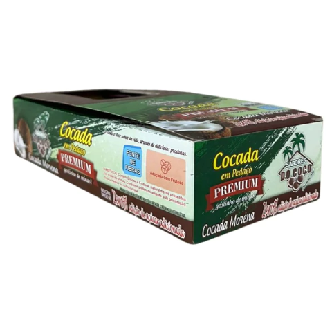 Cocada Morena Zero Sabores Do Coco 15x40g