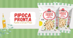 Pipoca Pronta - Caramelo e Flor de Sal - Hunger.Fit