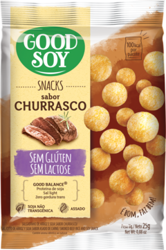 Snack de Soja Sabor Churrasco