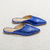 ZUECO KELLY METAL AZUL en internet