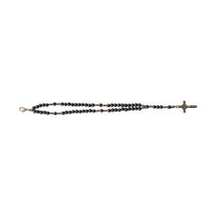Pulseira Terço em Madeira 4mm – Marrom ou Preto - loja online