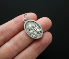 MEDALHA ITALIANA SÃO JOSÉ/SAGRADA FAMÍLIA