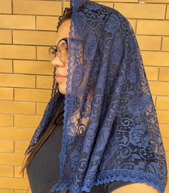 VÉU MATER CASTISSIMA OVAL - AZUL ESCURO