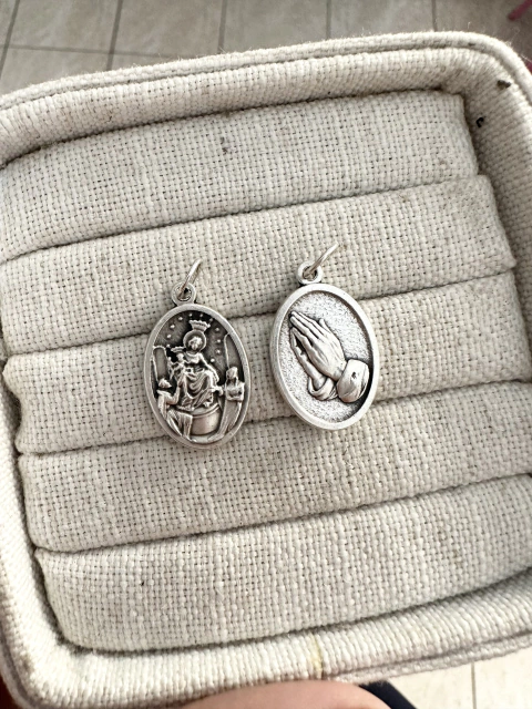 MEDALHA ITALIANA NOSSA SENHORA DO ROSÁRIO