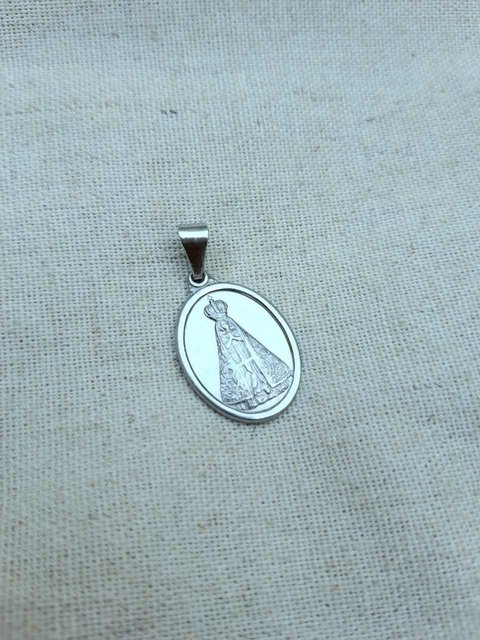 MEDALHA NOSSA SENHORA APARECIDA - AÇO INOX