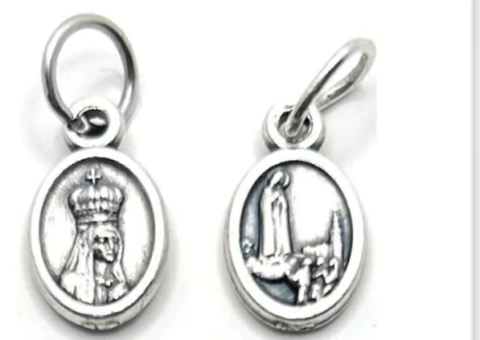 MEDALHA MINI NOSSA SENHORA DE FÁTIMA