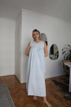 Camisón Cecilia largo 100% algodon LARGO - tienda online