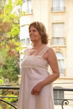 CAMISON CLARITA BRETEL DE ENCAJE LARGO ESPECIAL - comprar online