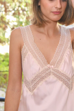 Camisón Luisa saten corto