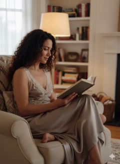 CAMISON LUISA SATEN LARGO en internet