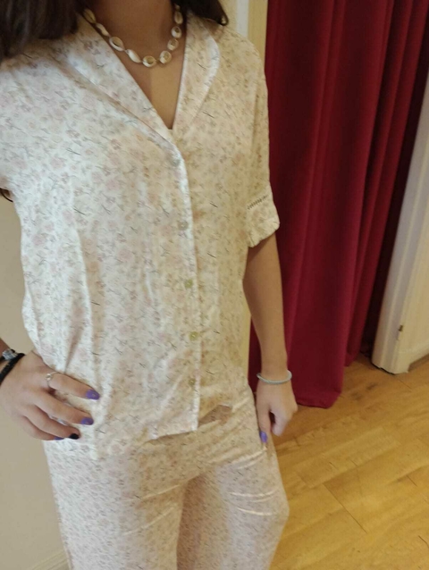 PIJAMA MAIA VOILE DE ALGODON ESTAMPADO-EDICION LIMITADA- - comprar online