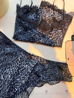 CONJUNTO Scarlett DE TOP Y CULOTTE MUSELINA ESTAMPADA - ELA DAVICO