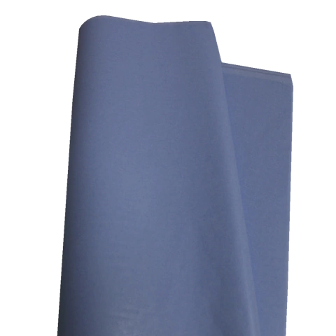 Papel De Seda 50x70 Cm Pacote com 100 Folhas Azul Candy