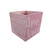 Cachepot Quadrado Amo Você Rosa