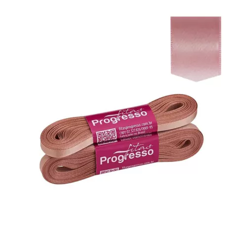 Fita de Cetim Simples CF001 7mm Rosa Velho Cor 1143