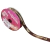 Fita de Cetim Decorada Chocolate Gourmet Marrom 10mx15mm