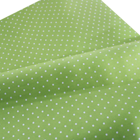 Papel de Seda Estampado Bolinha Verde