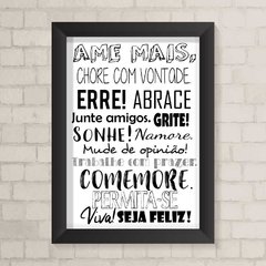 Quadro Casa Ame Mais - comprar online