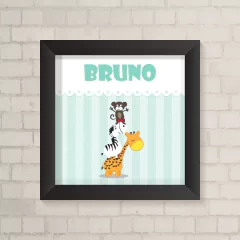Quadro com Nome Animais - comprar online