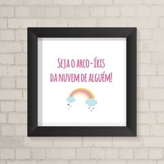 Quadro Infantil Arco-Íris da Nuvem de Alguém - comprar online