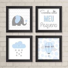 Kit de Quadros Azul Claro - comprar online